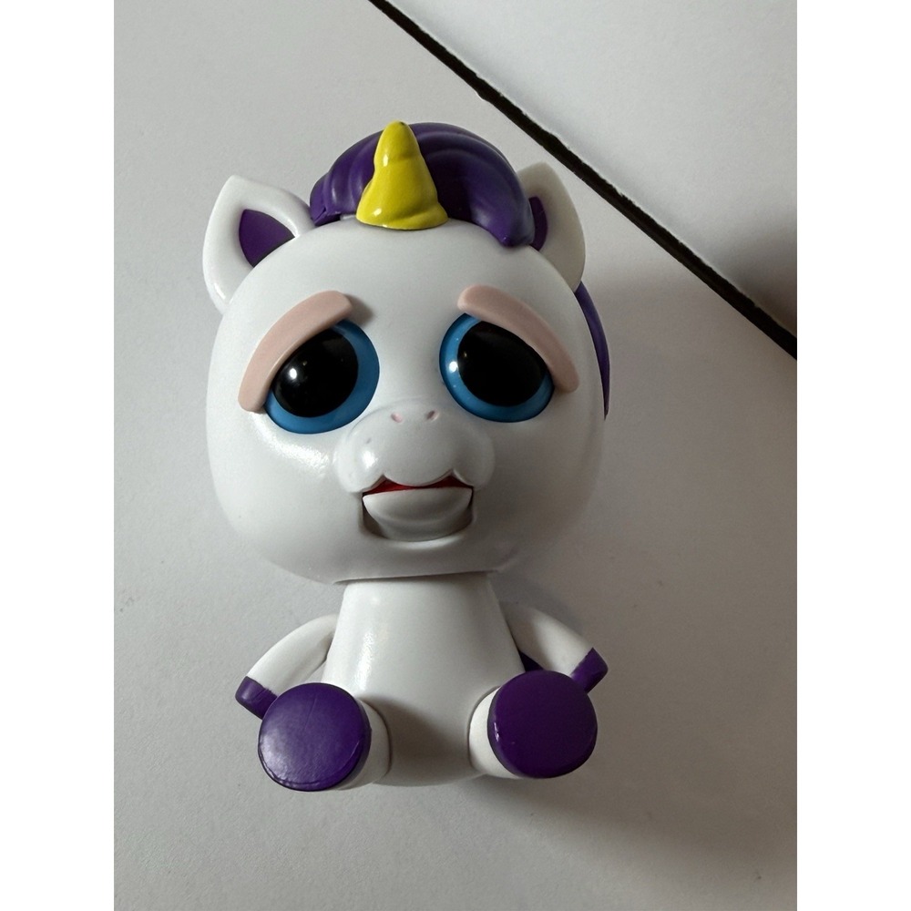 Feisty Pets Glenda Glitterpoop Unicorn 4" Vinyl Figure Face Changing Toy - Picture 8 of 9